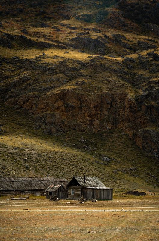 altai, mountains, landscape By a big mountain фото превью
