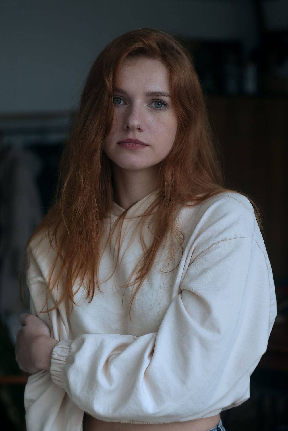 девушка, рыжая, красивая, естественный свет, Александр Зыков