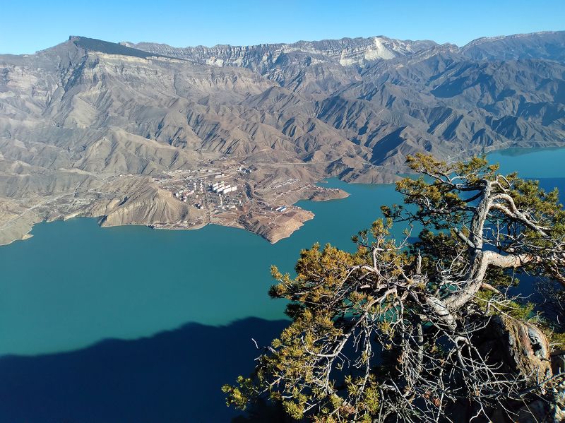 Вид на Ирганайское водохранилище.. фото превью