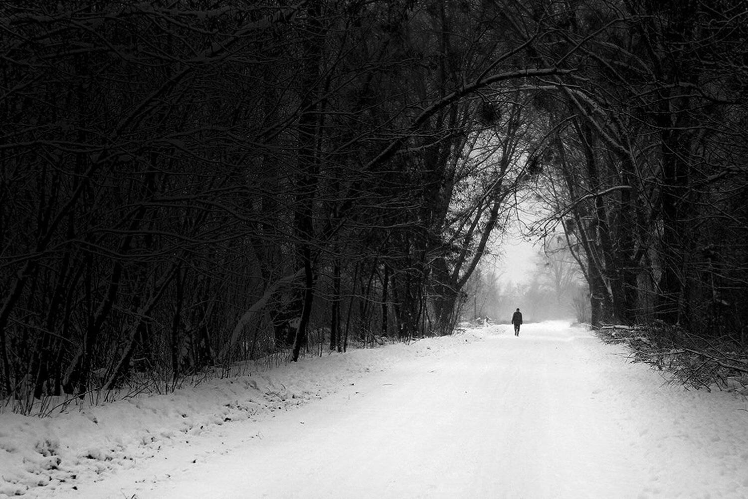 Black, Black & white, Black-white, Bw, People, Road, Александр Дорогун