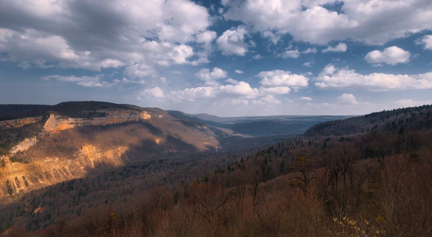 Весна, Горы, Мезмай., Облака, Олег