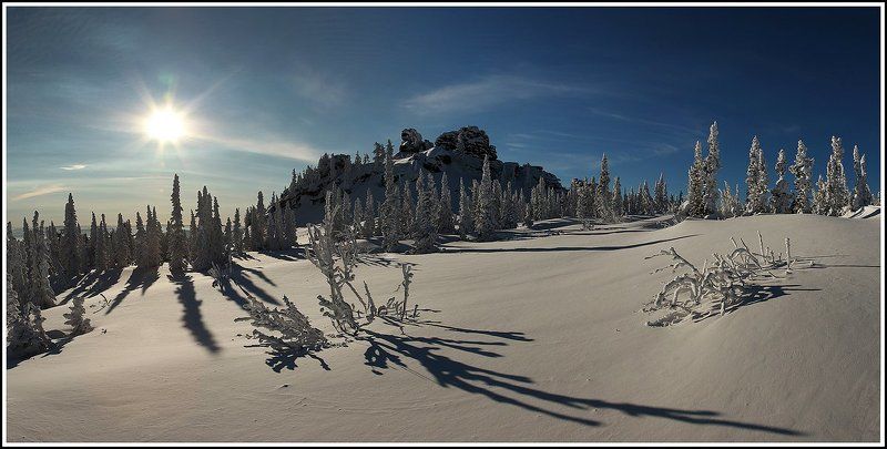 Снежная сказка Шерегеша . фото превью
