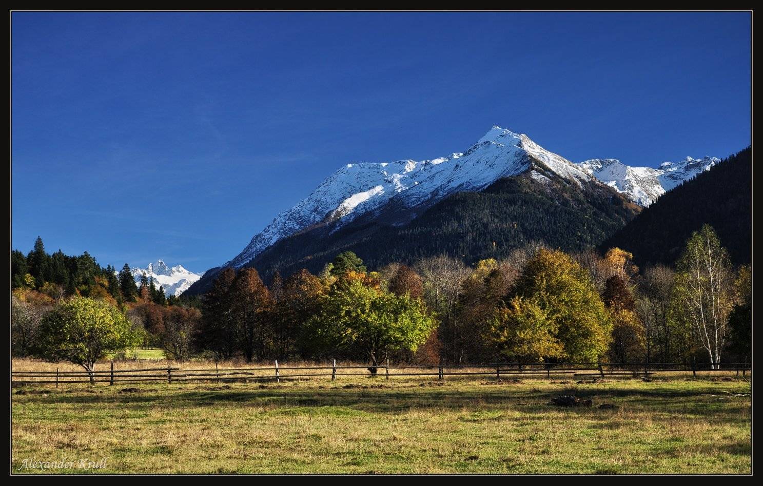 кавказ, кчр, загедан, горы, осень, Александр Круль