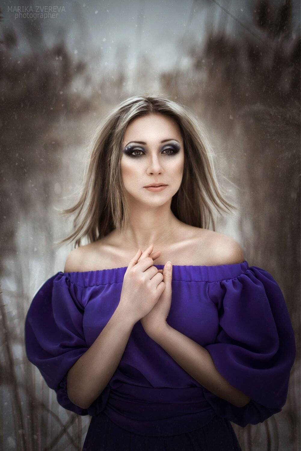 Marika Zvereva  photography cold, Зверева Марика