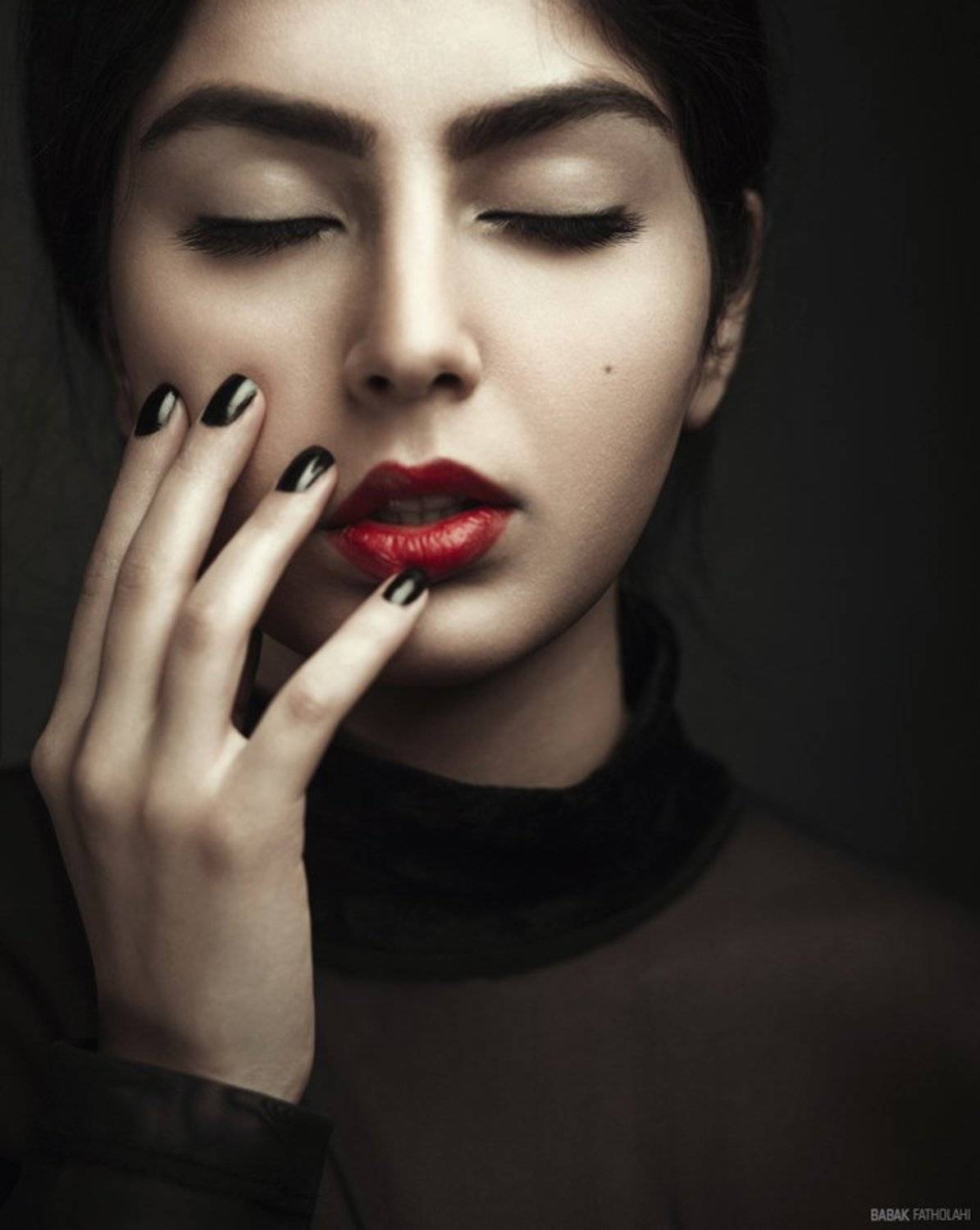 Blind, Dark, Dark Art, Face, Girl, Owl, Portrait, Babak Fatholahi