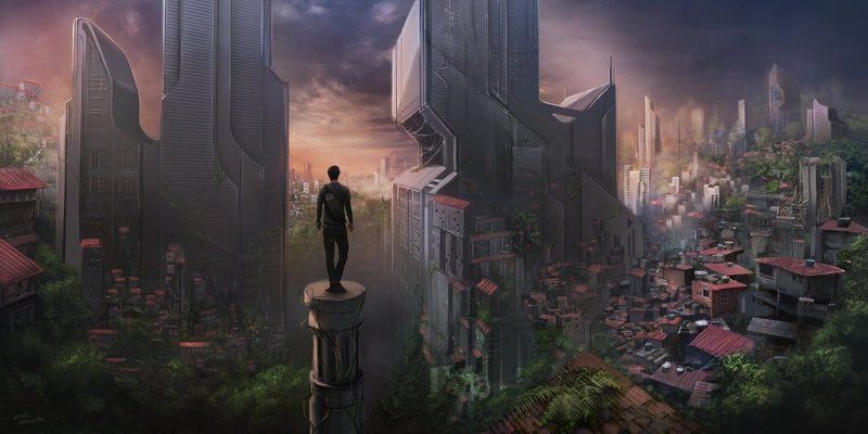 Digital Art, Digital manipulation, Drawing, Fantasy Afterglow фото превью