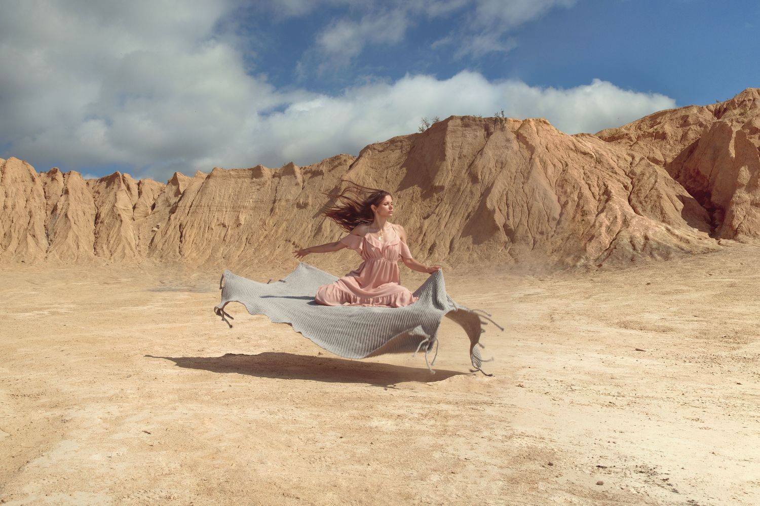 пустыня, ковёр, самолёт, Александр Никитин