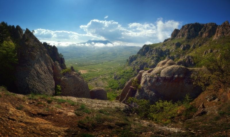 крым, димерджи, горы В Долине приведений фото превью