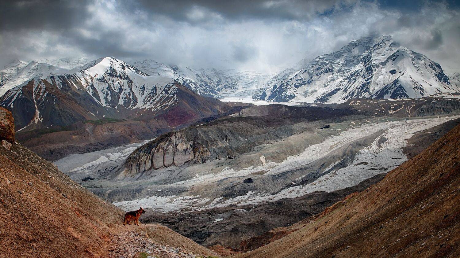 кыргызстан, горы, памиро-алай, пик ленина (7134m), Элина Магалимова