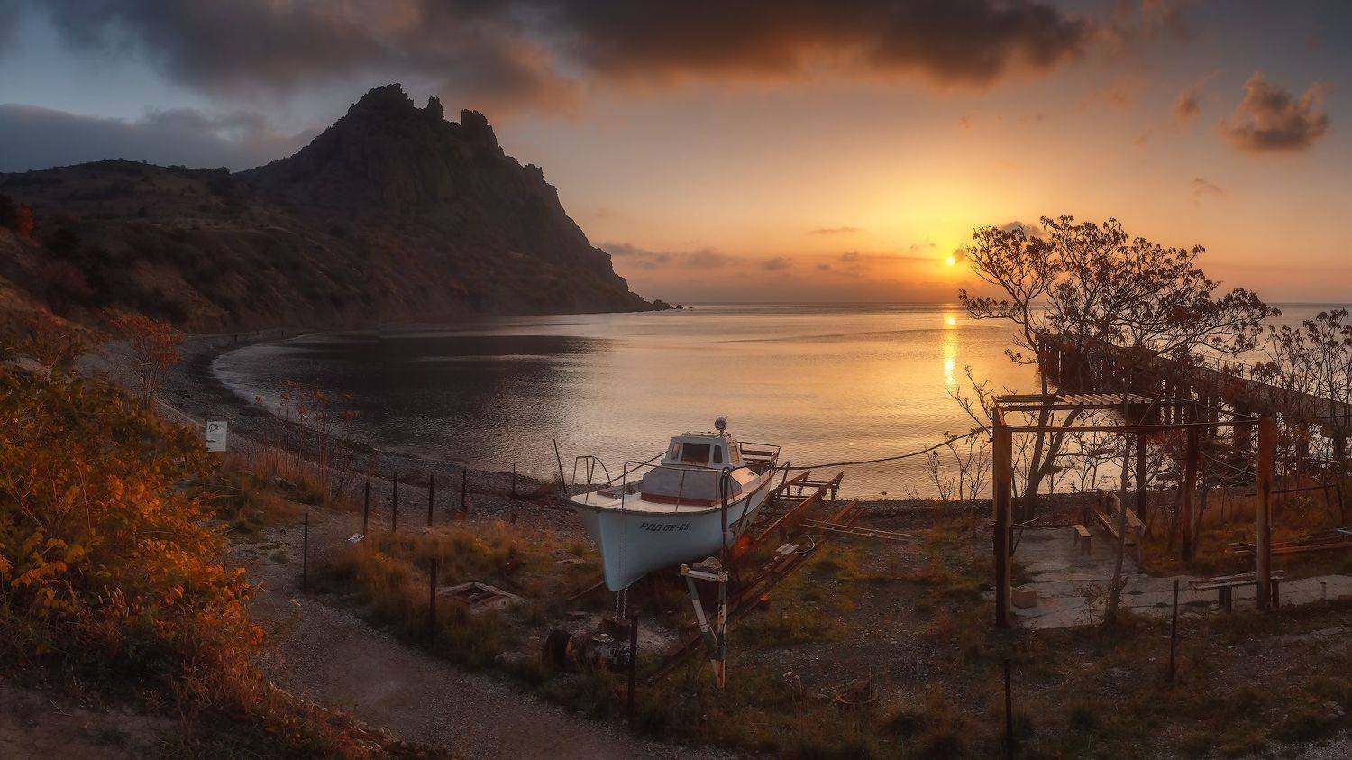 крым, море, рассвет., Владимир Дубинин