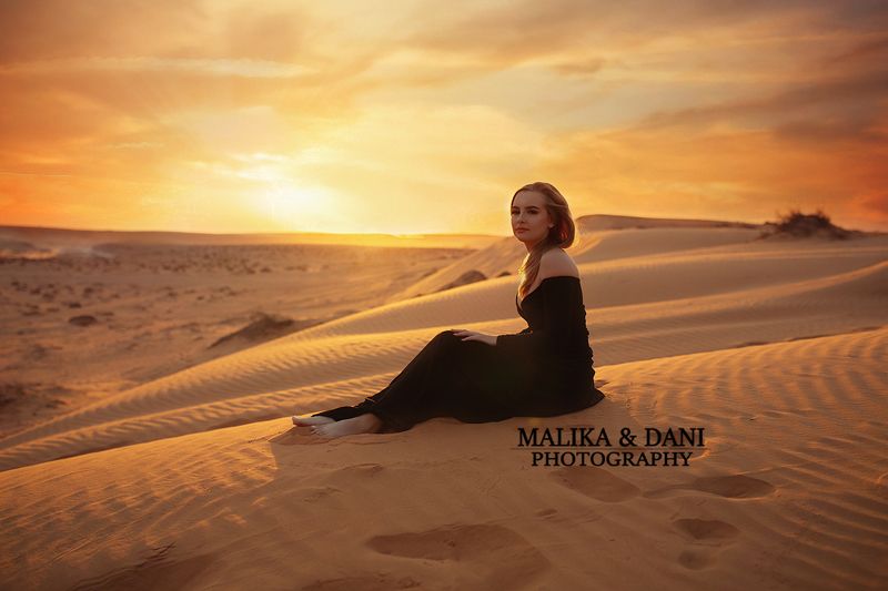 #desert #art #israel #dunes #summer #photographer #girls #dress #black #Beauty In Nature #Day Нежность Пустыни фото превью