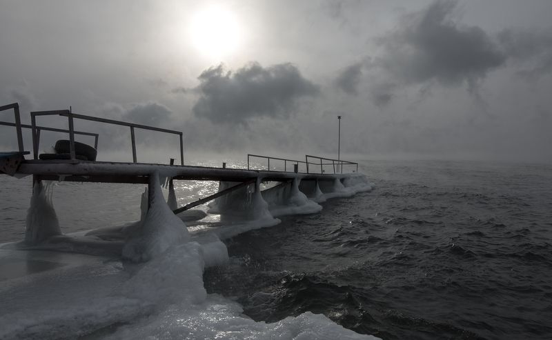 байкал осень на байкале причал холод Рапсодия холода фото превью