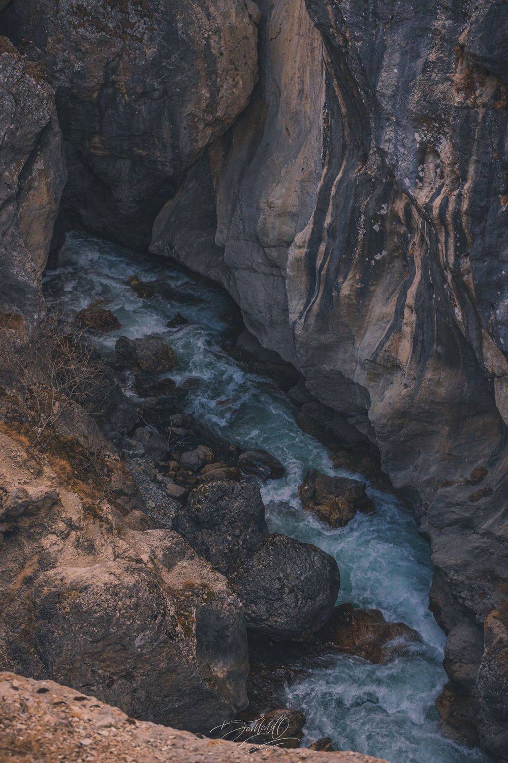 горная река, река, горы, скалы, пейзаж, природа, день, путешествия, Сармат Батагов