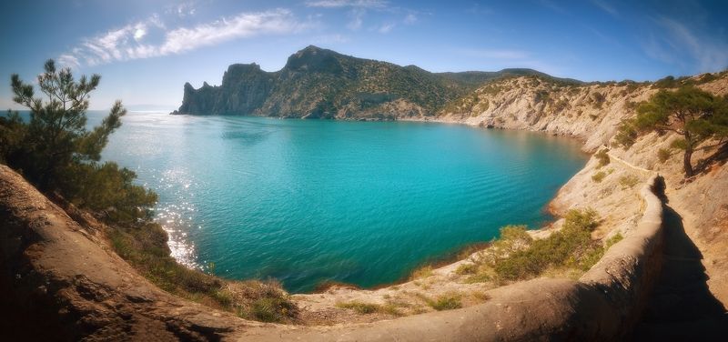 Крым, море, горы, лето Новый Свет фото превью