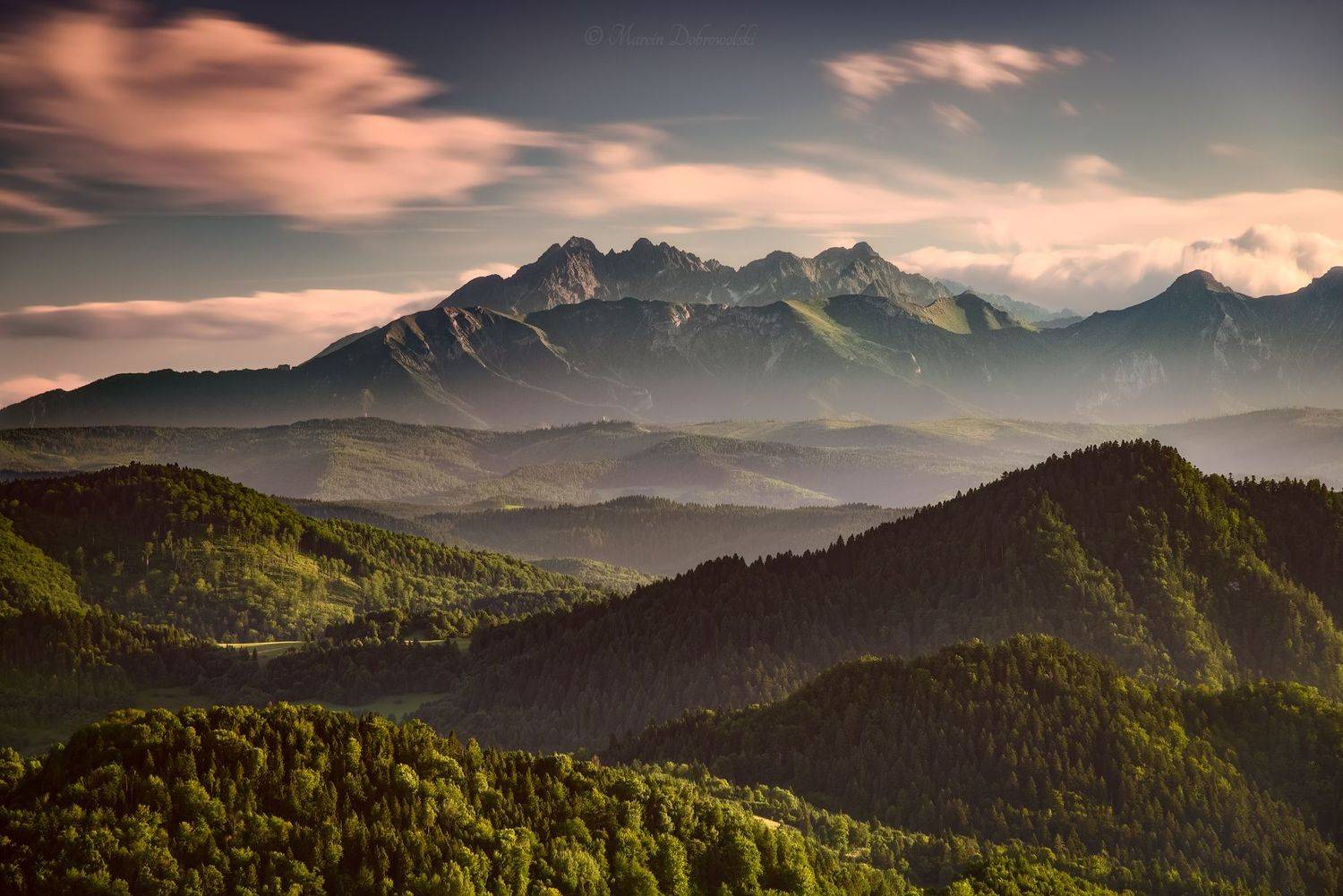 poland, landscape, mountainscape, carpathians, karpaty, pieniny, bereśnik, tatry, tatra mountains, łomnica, belianske tatras, tatry bielskie, mountains, outdoors, sky, nature, sunset, golden hour, forest,  long exposure, nikon, nisi, tullusion,  Marcin Dobrowolski