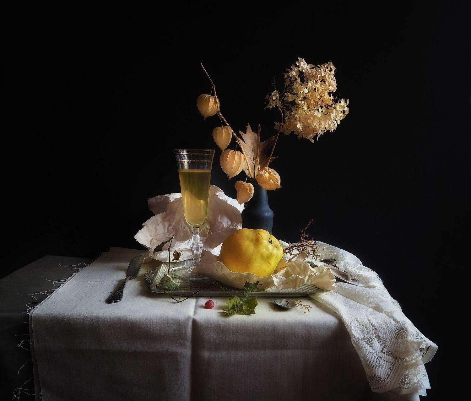 айва, физалис, Vera Eremeeva