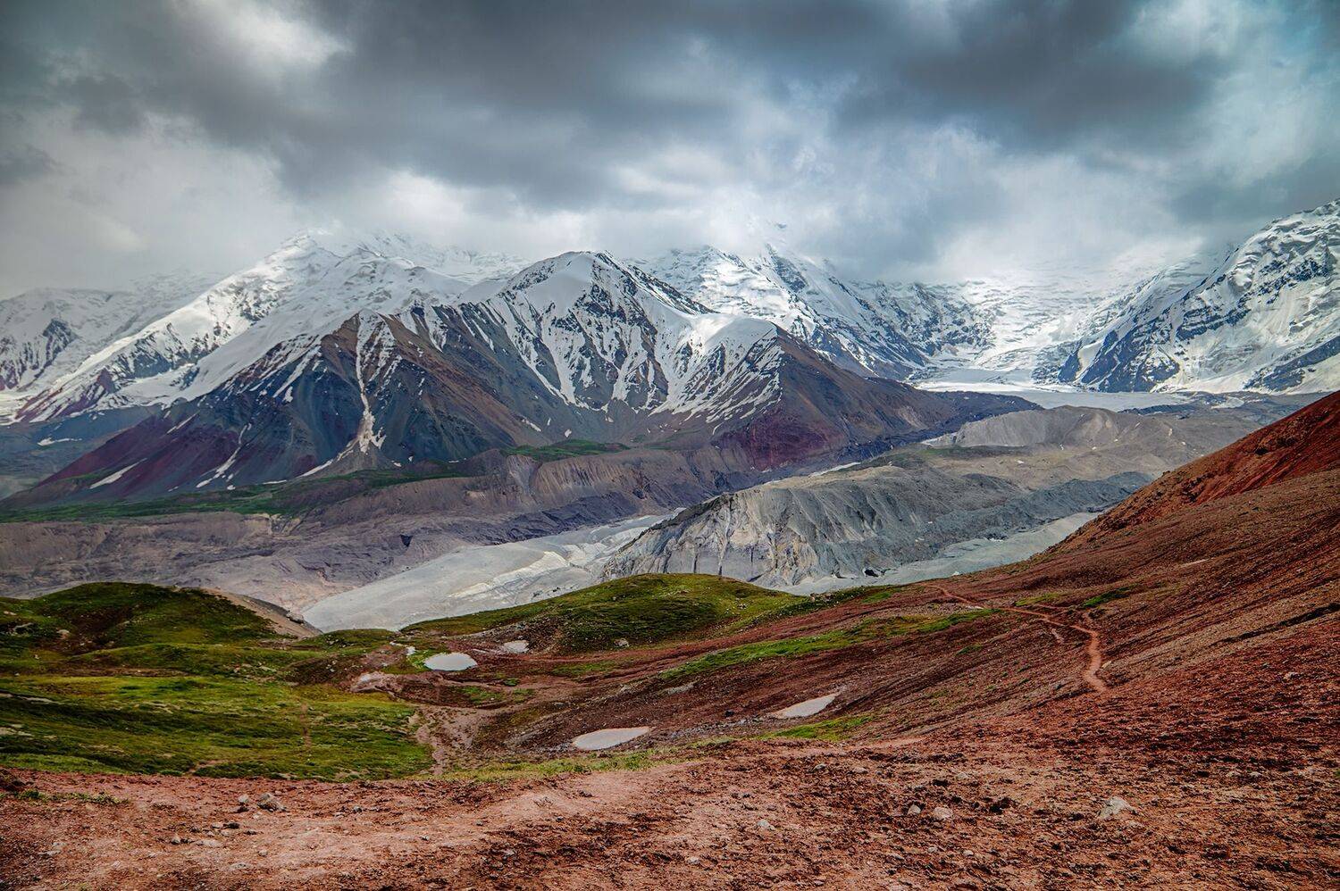 кыргызстан, горы, памиро-алай, перевал путешественников, Элина Магалимова