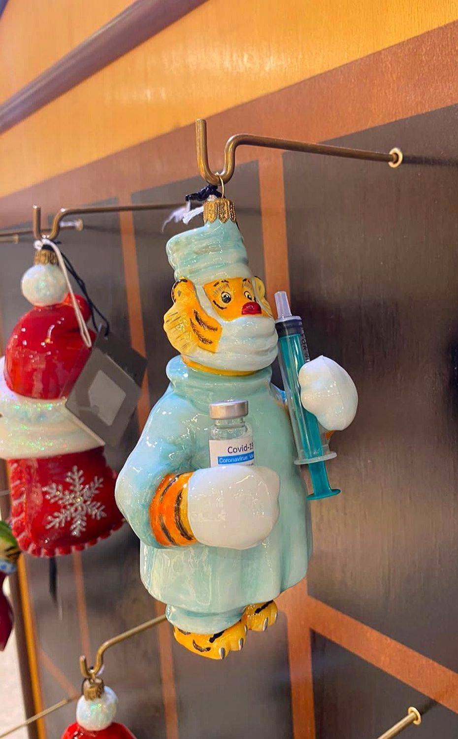 новый год, год тигра, елочные игрушки, Maria V. Gorskaya