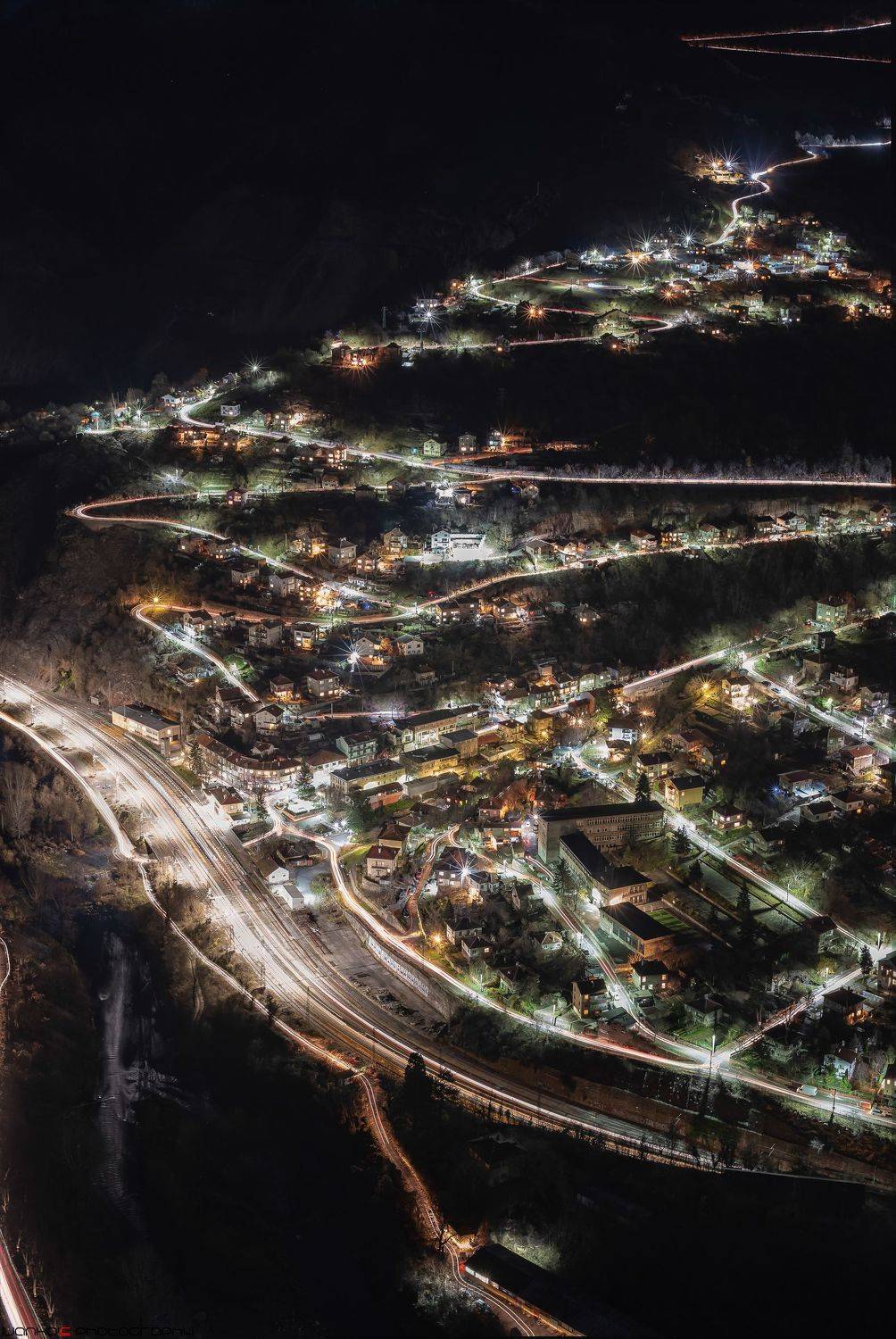 night, city, нощ, светлини, lights, Иван Димитров