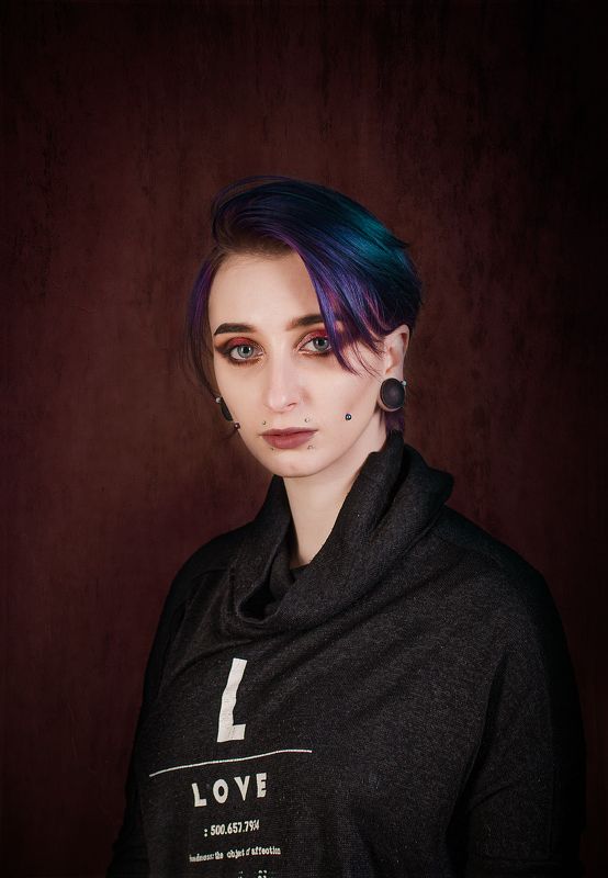 portrait of beautiful ukrainian girl / nikon Sci-Fi Punk фото превью