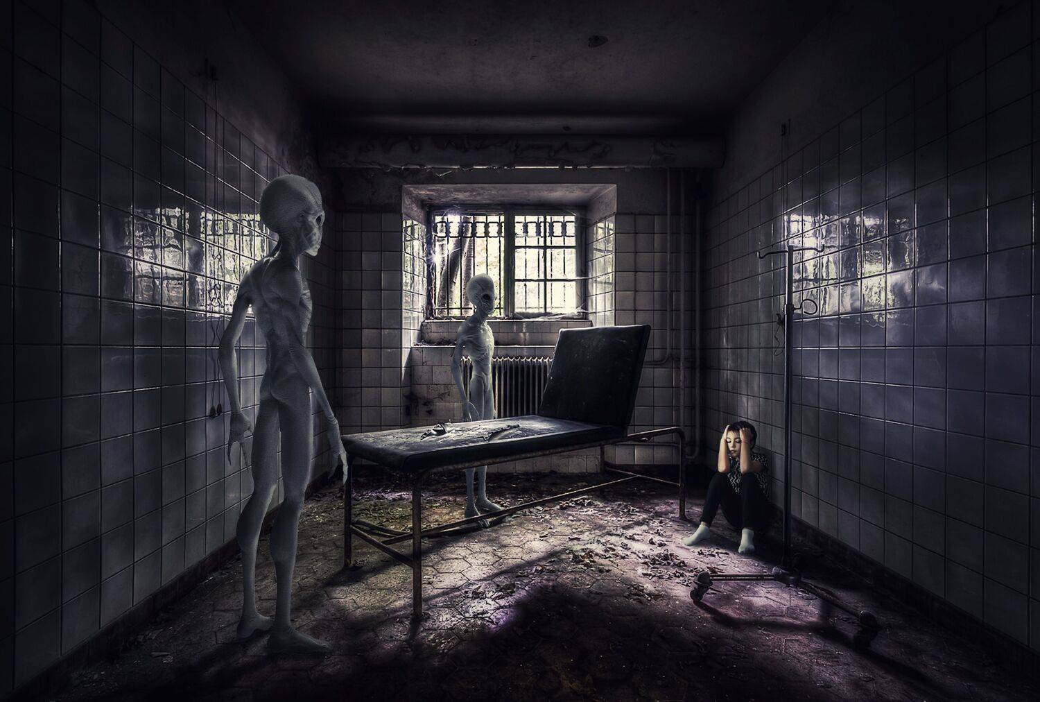 мальчик, комната, пришельцы, Sergii Vidov