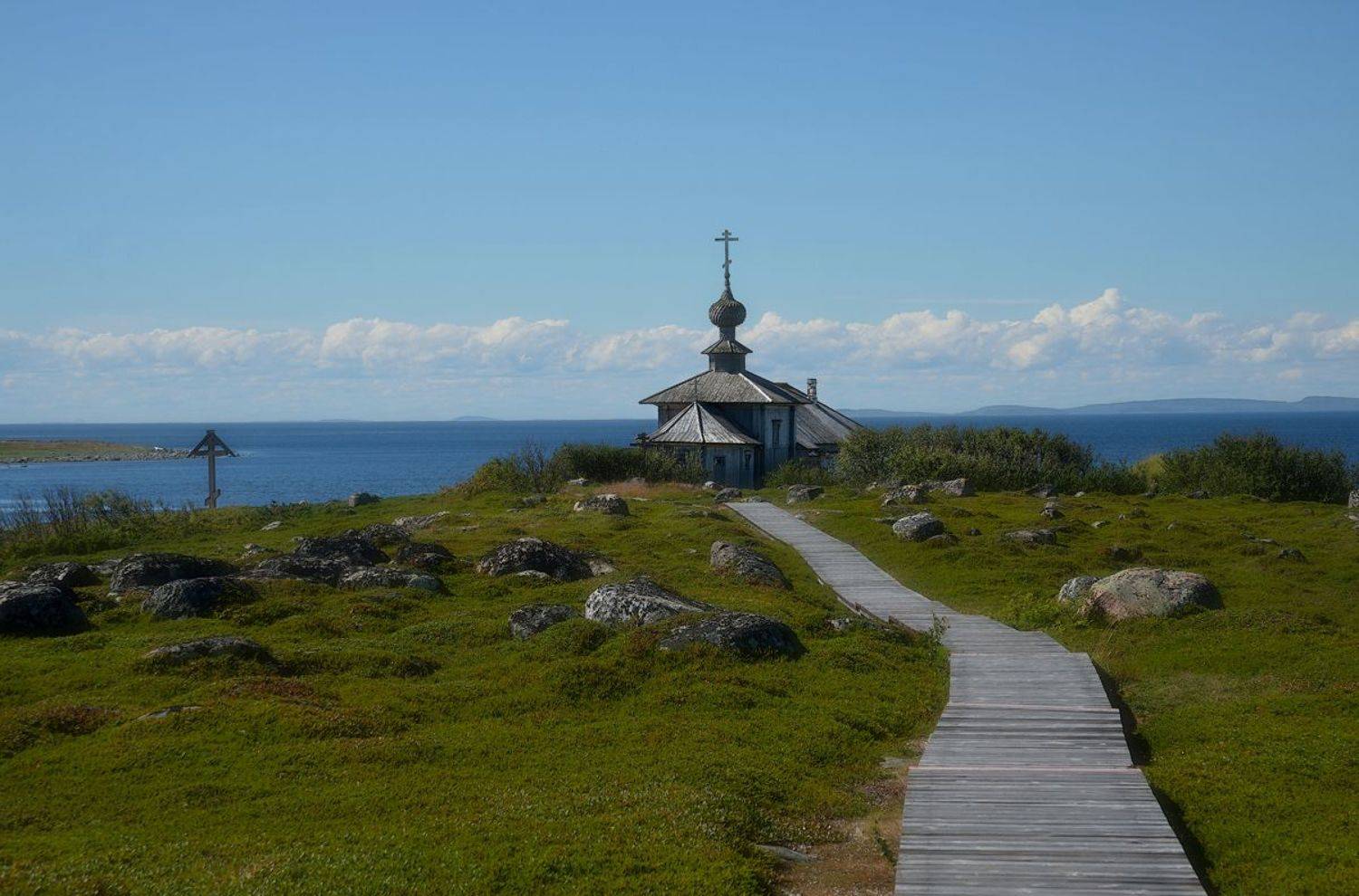 пейзаж,природа,храм,церковь,остров,север,море, Наталия К