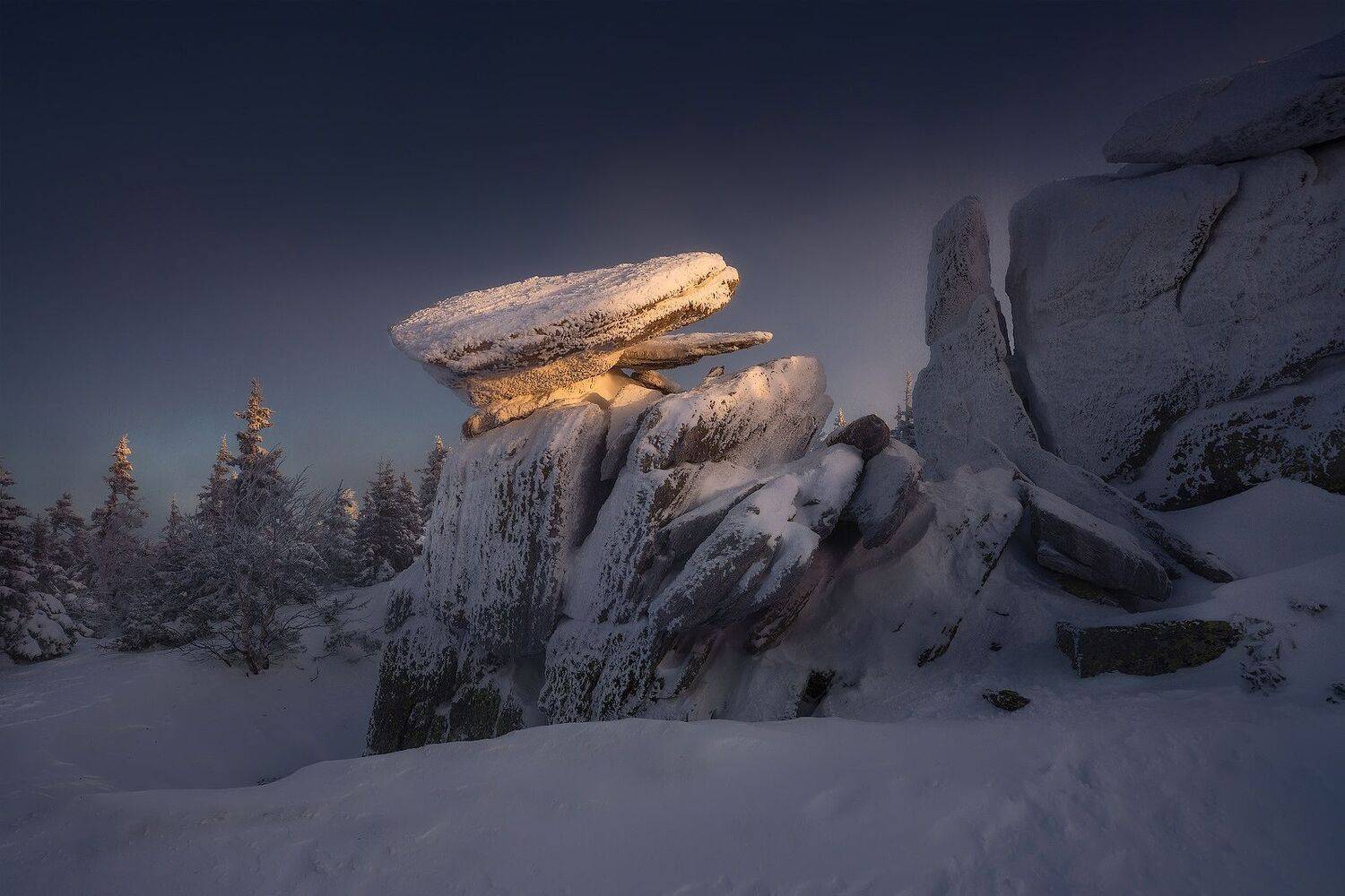 таганай, урал, горы, зима, Владимир Ляпин