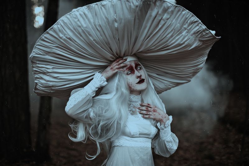 dark, art, fine-art, portrait, girl  Ч е л о в е ч е с к и й   м у х о м о р   фото превью