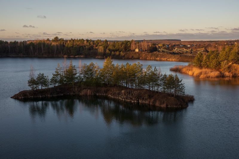 рассвет на базальтовом... фото превью