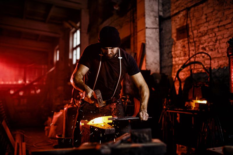кузнец, метал, фото, Украина, Полтава, Nikon, Sigma, портрет Кузнец фото превью