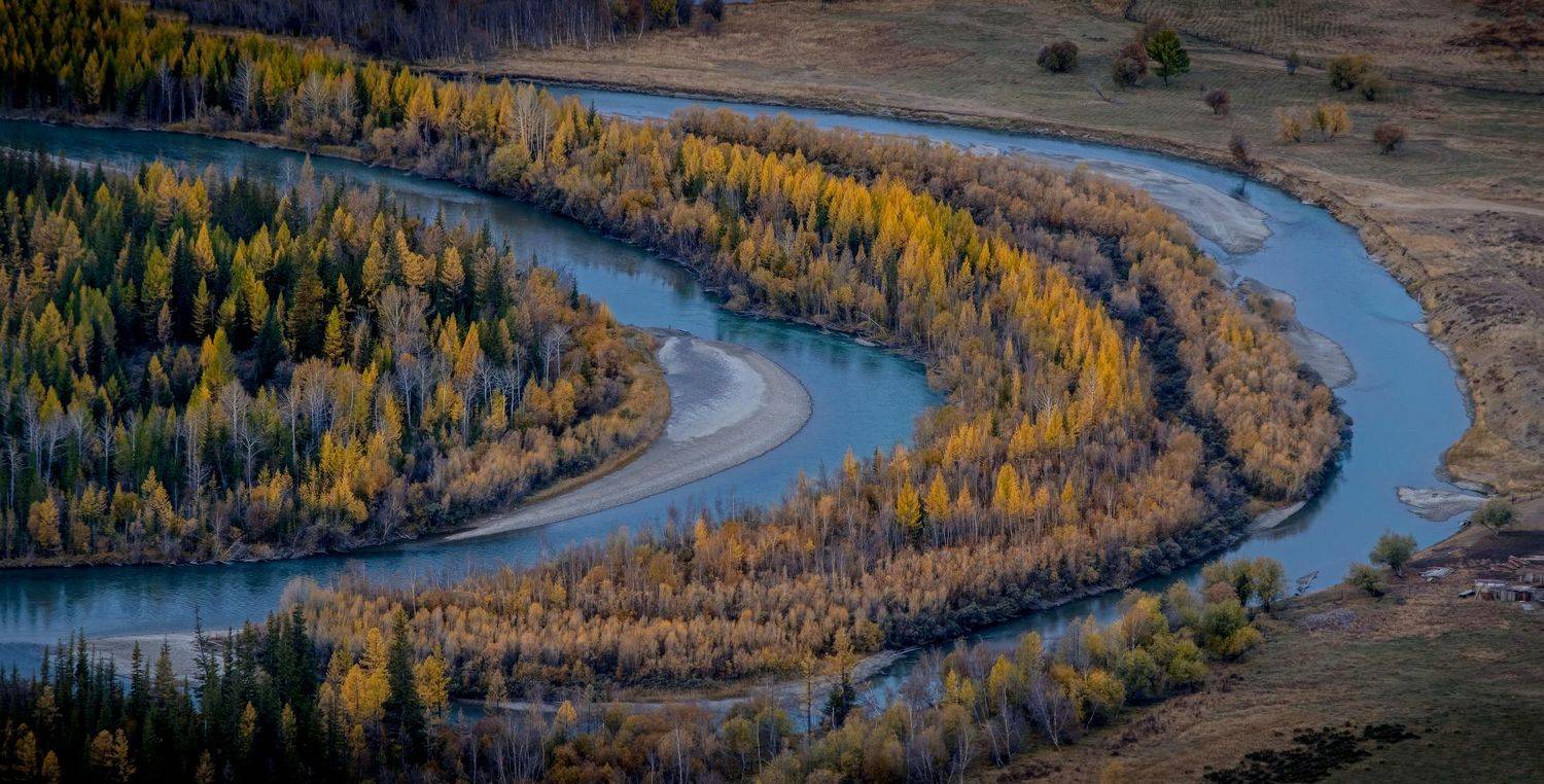 панорама, алтай, чуя, река, изгиб, осень, что такое осень?, panorama, fujifilm xt3, altai, chuya, river, bend, autumn, курайская степь, курай, нд, золотой алтай нд, золотой алтай, Демкина Надежда