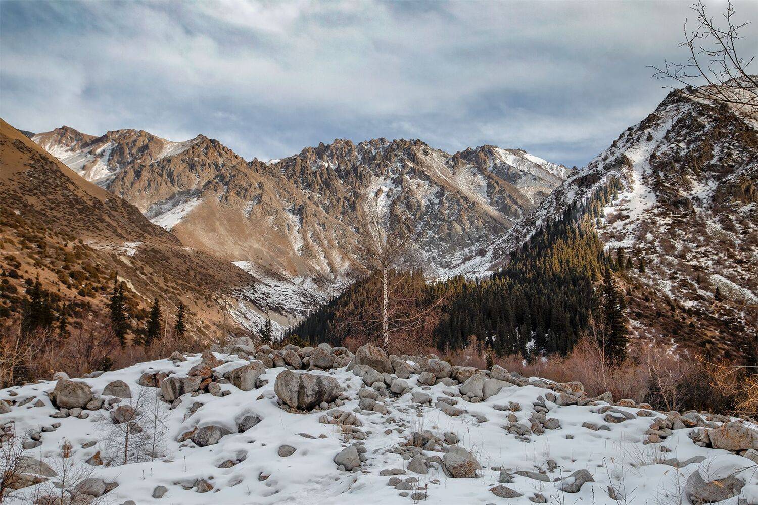 кыргызстан, горы, ала-арча, Элина Магалимова