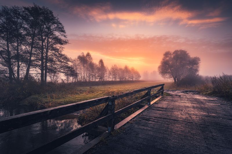 Bridge to the misty land фото превью