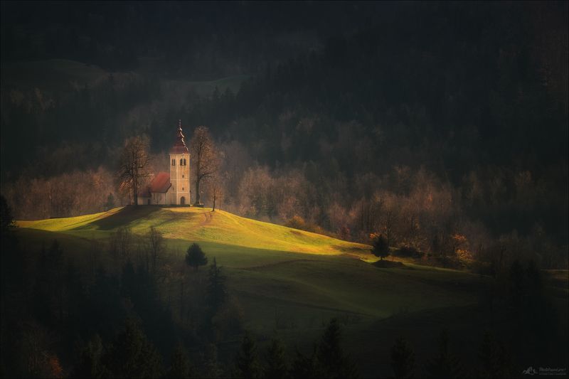 словения, осень, свет Осенние светотени фото превью