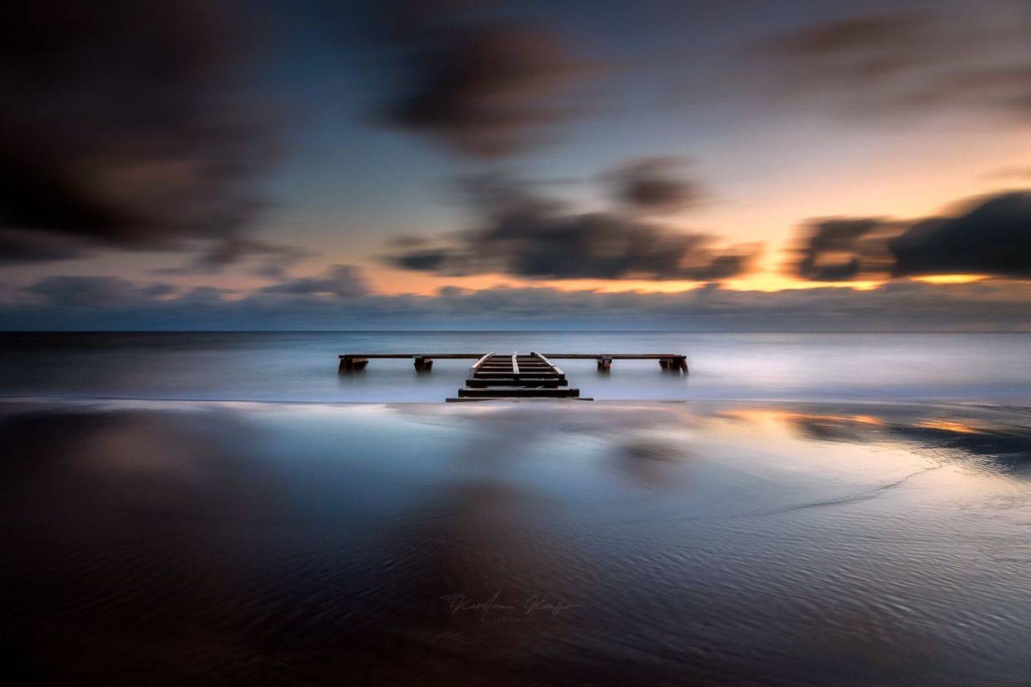 #sea #balticbay #landscape #sunrise #longexposure #poland #pier #seascape #beach #sopot #canon #haida, Karolina Konsur
