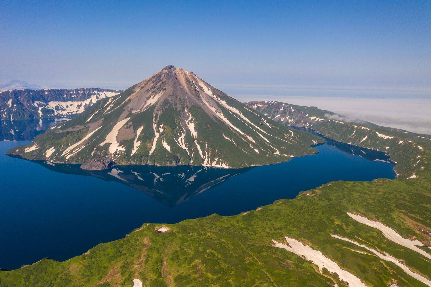вулкан, креницына, онекотан, курилы, курильские острова, volcano, kuril islands, onekotan, Баландин Дмитрий