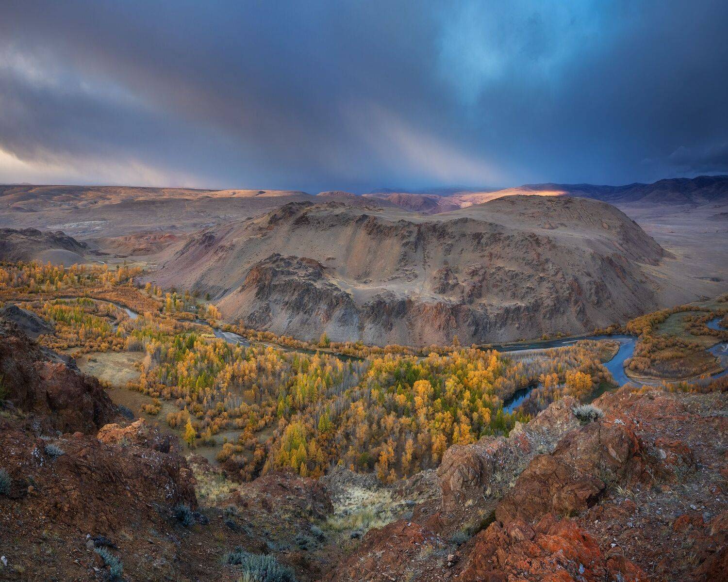 алтай, горы, осень, Алексей Марголин
