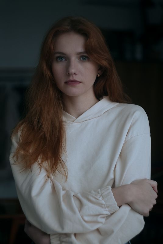 девушка, рыжая, красивая, естественный свет Наталья фото превью