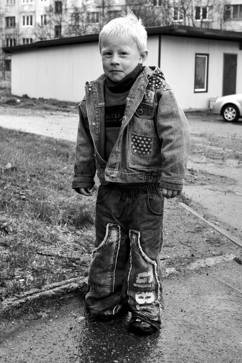 мальчик, лето, улица, взгляд, апатиты, Николай Смоляк