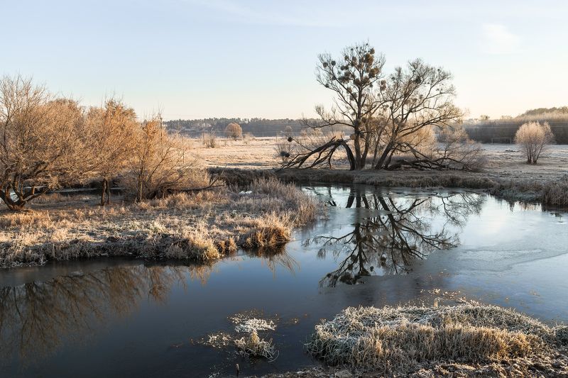 река, утро, Утро на р. Ирпень фото превью