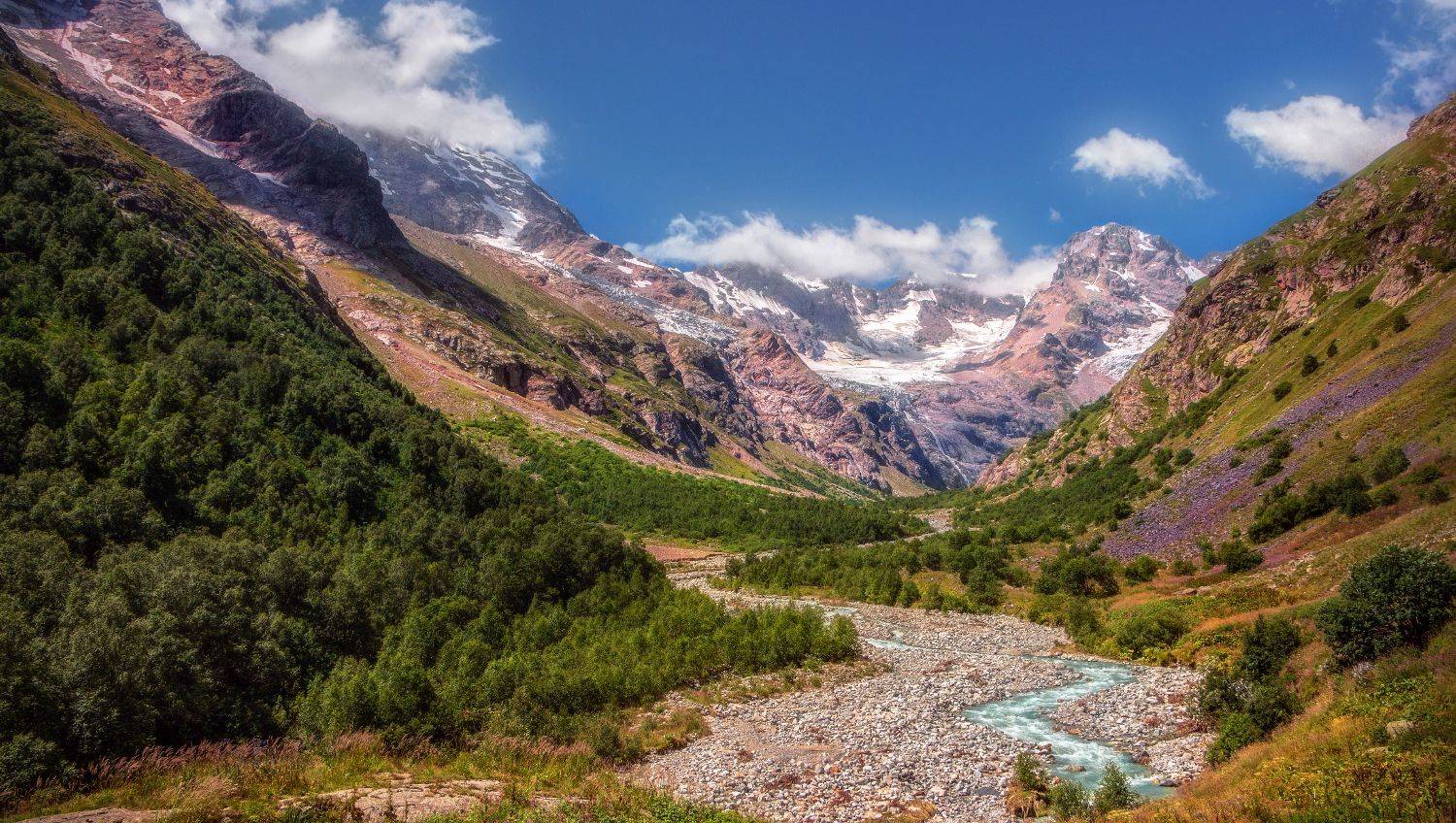 кабардино-балкария горы река август, Скороходов Константин