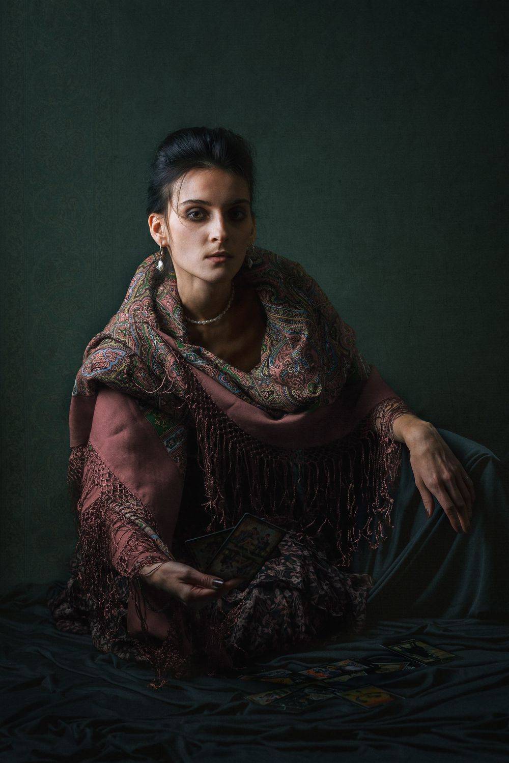 гадалка, оммаж врубелю, студия, жанр, взгляд, fine-art, Оксана Ведмеденко