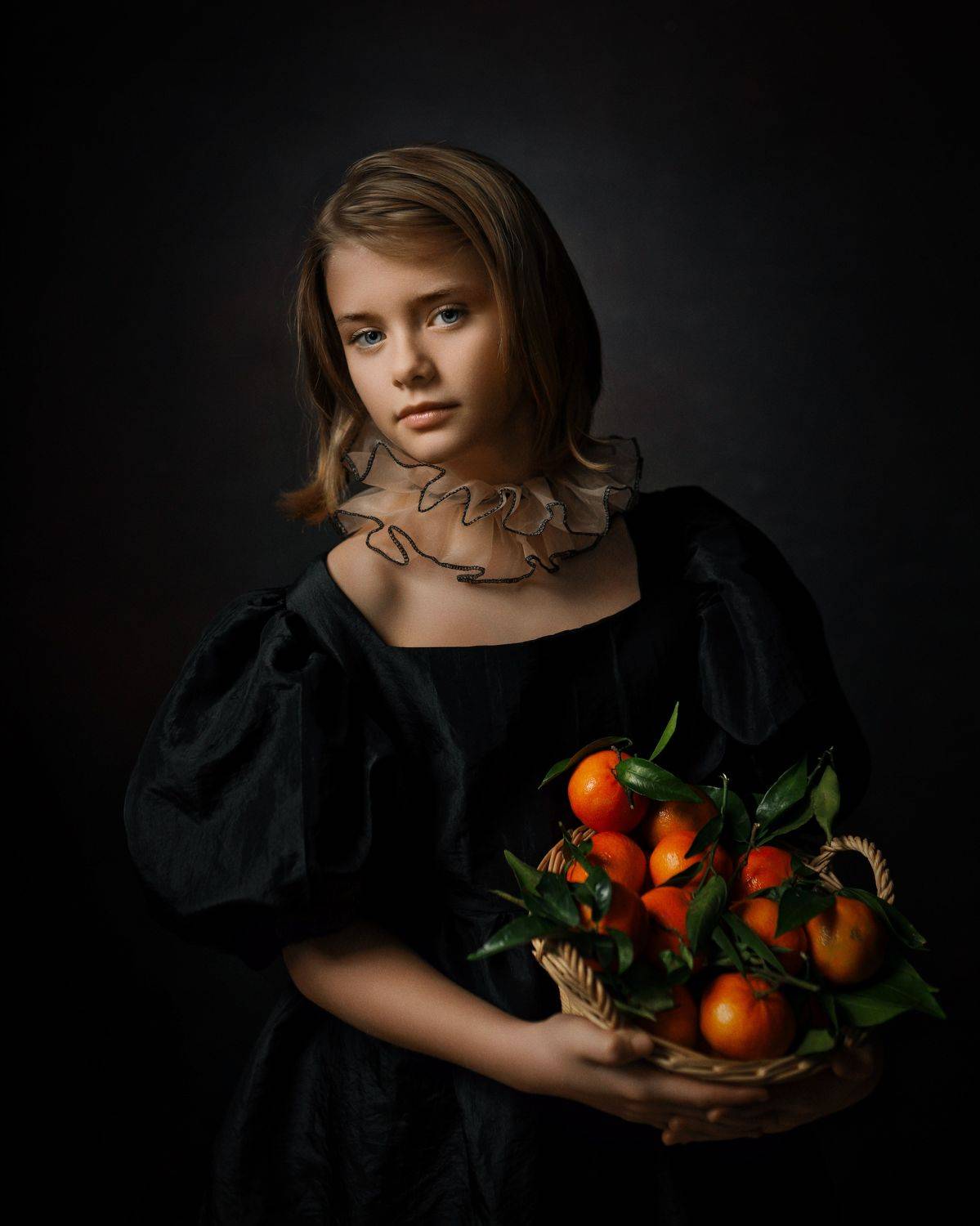 низкий ключ, портрет, новый год, Elena Turina