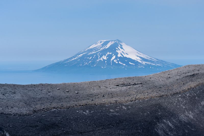 вулкан, алаид, северные курилы, курильские острова, остров атласова, volcano, kuril islands Вулкан Алаид фото превью