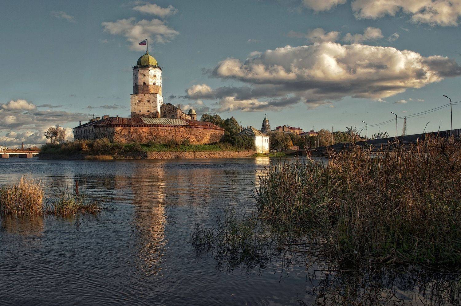 пейзаж,осень,город,выборг,замок, Наталия К