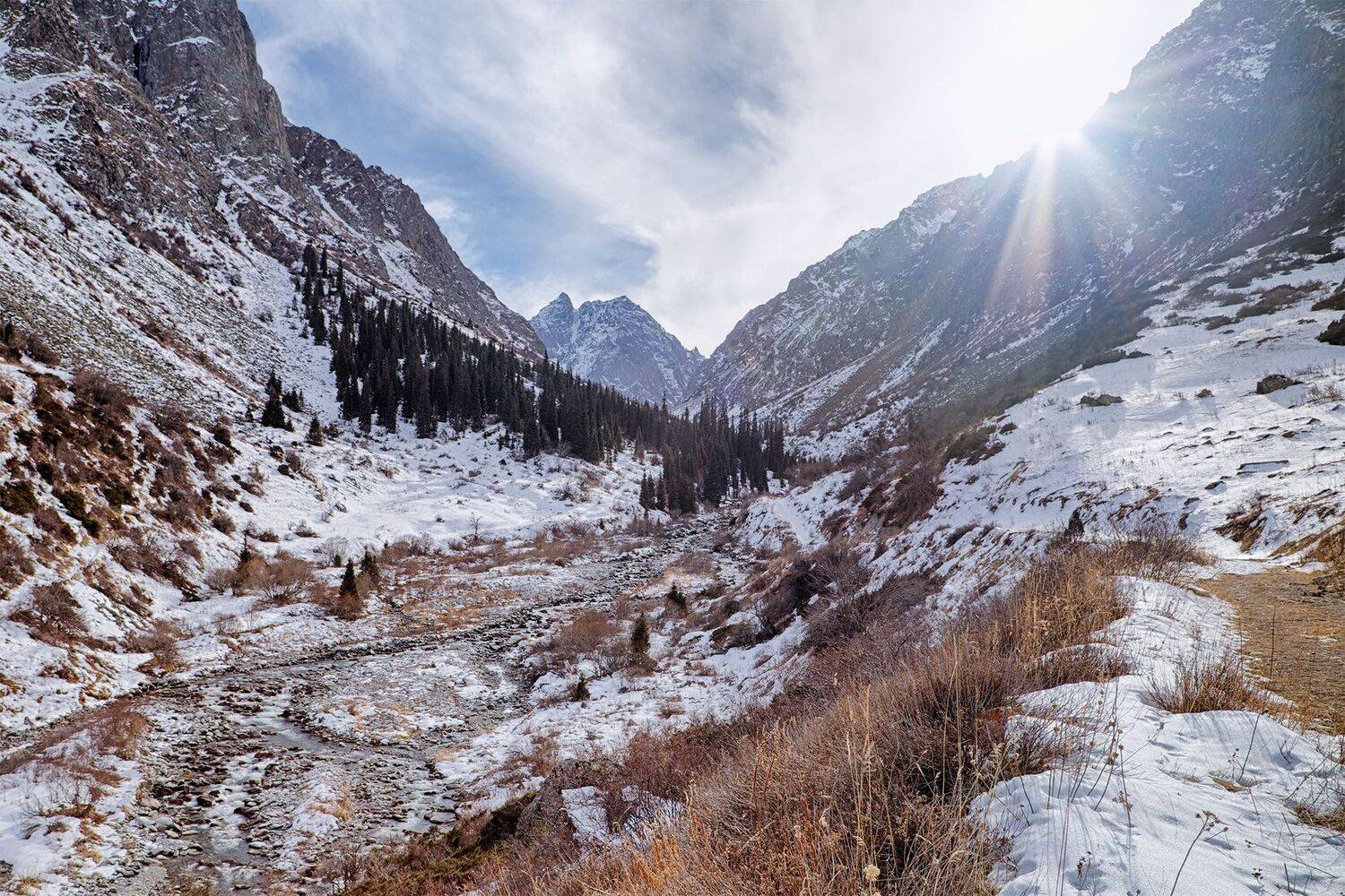кыргызстан, горы, ала-арча, Элина Магалимова