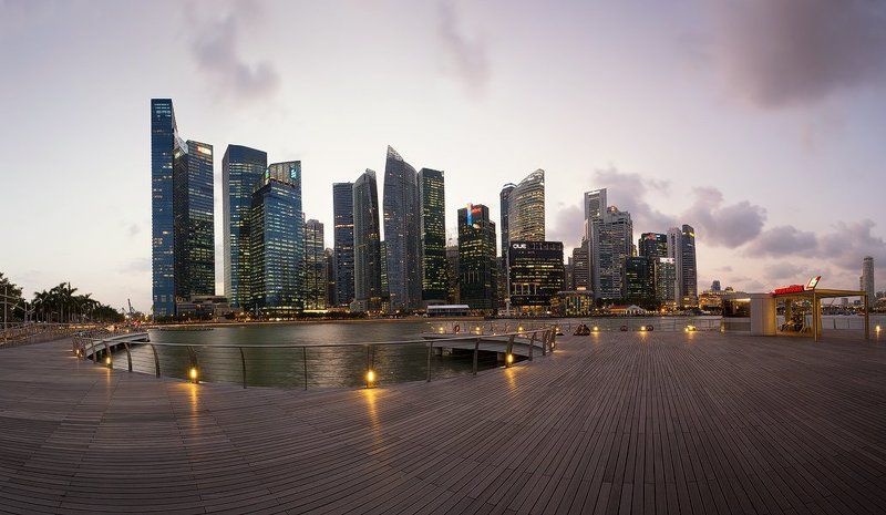 Singapore, Сингапур Вечерний Сингапур фото превью