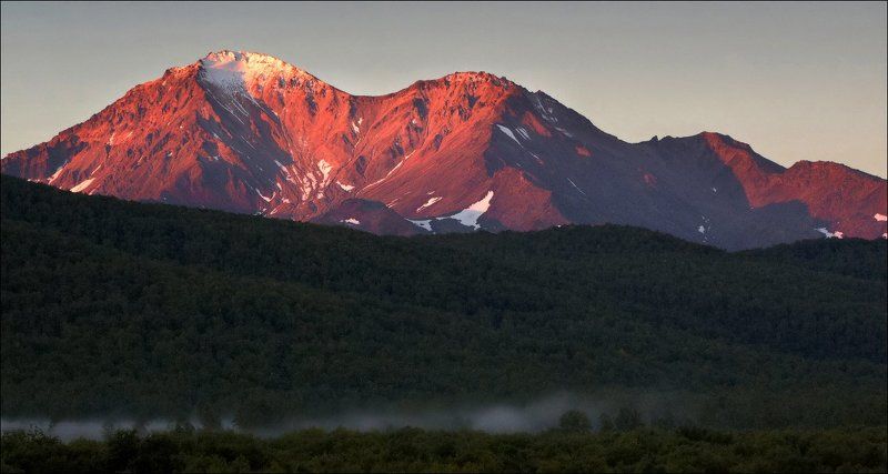Утром в Налычево (Камчатка). фото превью