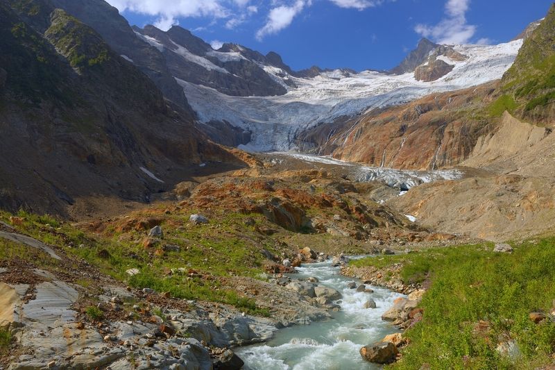 Таяние ледника Алибек фото превью