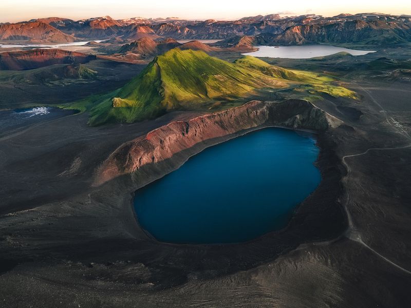 lake Blue crater lake фото превью